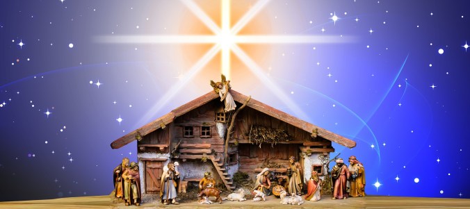 Visual of the Nativity depicting the Christmas Child. 