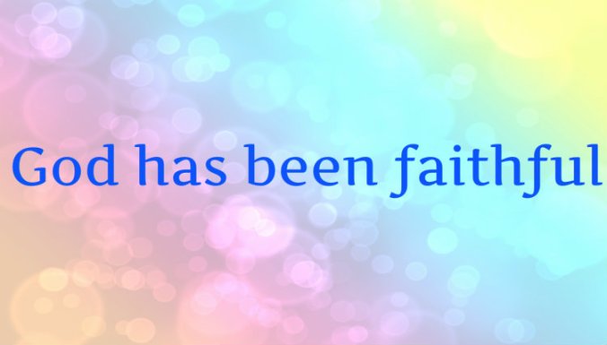 Thank You Lord! 11 faithful