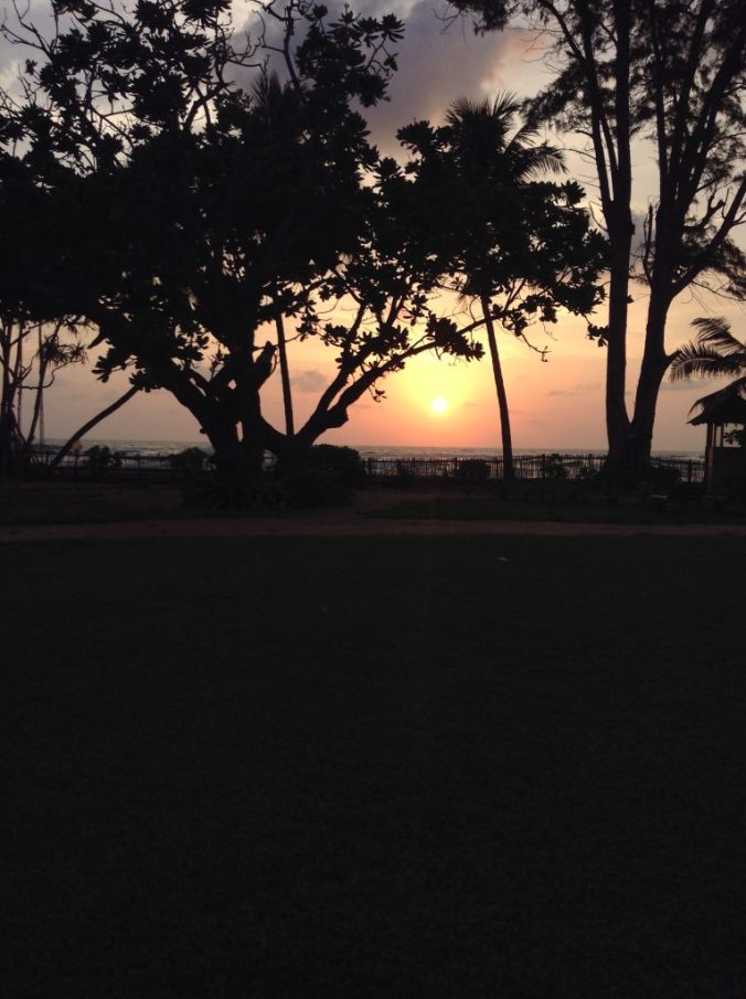 Devotional: Our Great Creator God 7 Sunset at Beruwela, Sri Lanka