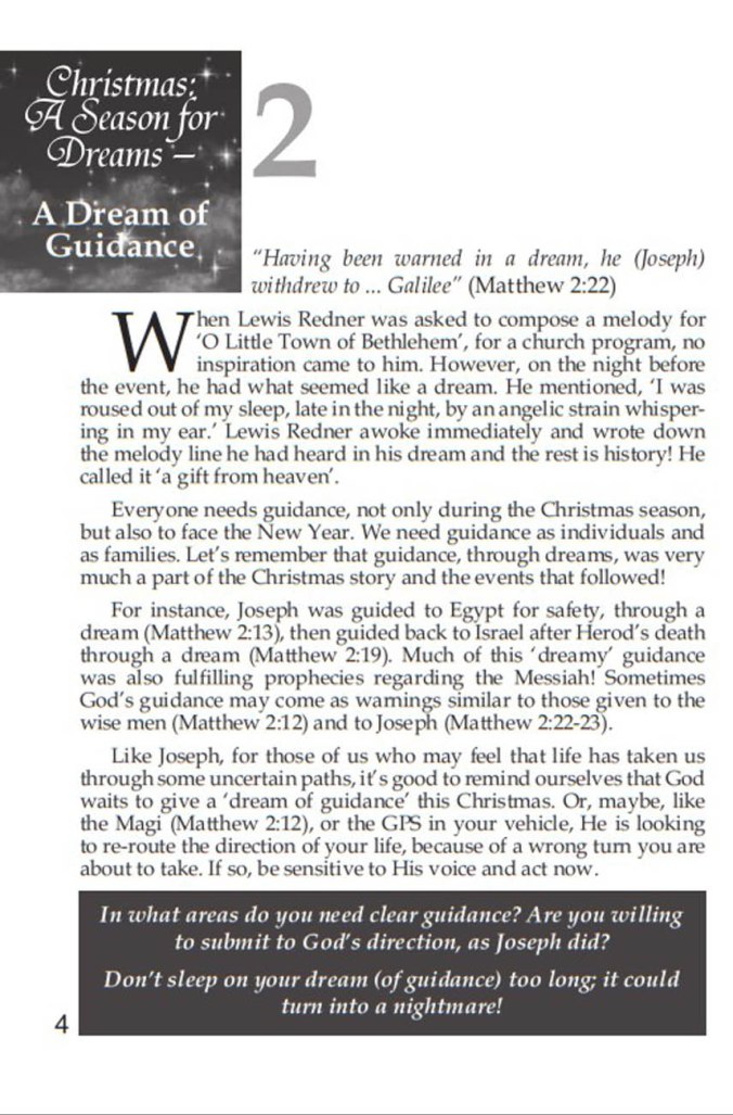Devotional : A Dream of Guidance 9 Page 2